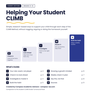 CLIMB Parent Edition: Helping Your Student CLIMB